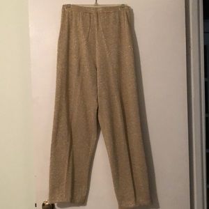 Lisa Originals Gold Pants. Size M